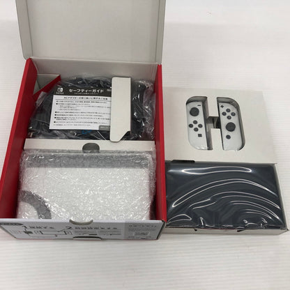 【未使用品】 Nintendo Switch 有機ELモデルJoy-Con(L)/(R) ホワイト 034-260914-ns-26-tei カラー：ホワイト 万代Net店
