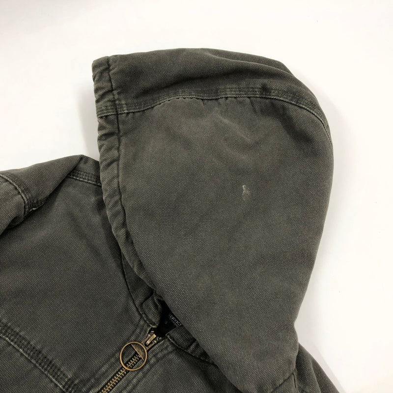 【現状渡し品】【メンズ】 G.H.BASS&CO ジーエイチバス DUCK JACKET ダックジャケット ワークジャケット アウター 146-261017-hn-01-fur サイズ：XL カラー：オリーブ系 万代Net店