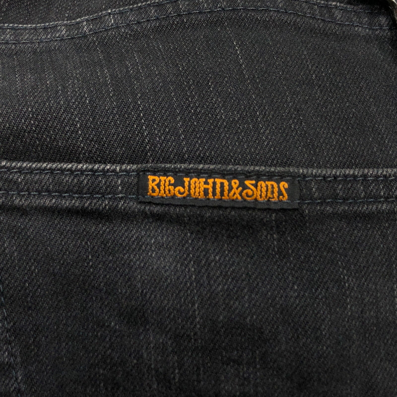 【中古品】【メンズ】 BIG JOHN＆SONS ビッグジョンアンドサンズ DENIM PANTS MN104C デニムパンツ ボトムス 156-260725-hn-04-fur サイズ：30 カラー：ブラック 万代Net店