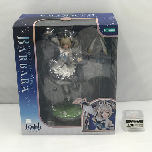 【中古美品】 コトブキヤ 原神 バーバラ 1/7スケール 塗装済完成品 フィギュア コトブキヤショップ購入特典 表情替えパーツ付き 未開封 052-260709-ti-06-tagh 万代Net店