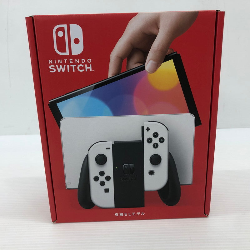【未使用品】 Nintendo Switch 有機ELモデルJoy-Con(L)/(R) ホワイト 034-260914-ns-27-tei カラー：ホワイト 万代Net店