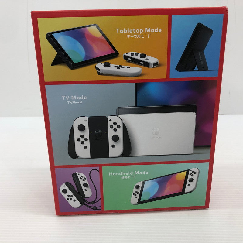 【未使用品】 Nintendo Switch 有機ELモデルJoy-Con(L)/(R) ホワイト 034-260914-ns-27-tei カラー：ホワイト 万代Net店