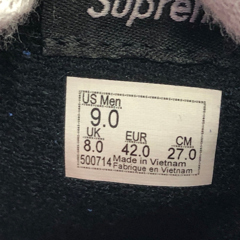 【中古美品】【メンズ】 SUPREME シュプリーム × VANS バンズ 24SS SKATE SID S FUCK EM VN000MQ8CJF スケート シド エス ファック エム スニーカー シューズ 靴 149-260725-hn-05-fur サイズ：27.0cm US9 カラー：ブルー/ホワイト 万代Net店