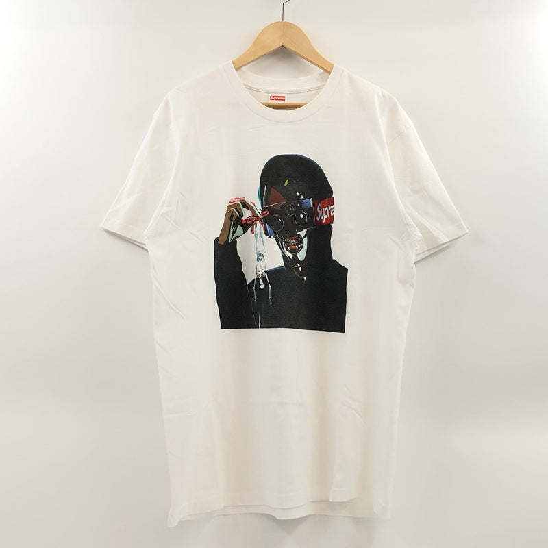 【中古品】【メンズ】 SUPREME シュプリーム 19SS CREEPER TEE クリーパー 半袖Tシャツ トップス 149-261017-hn-03-fur サイズ：L カラー：ホワイト 万代Net店