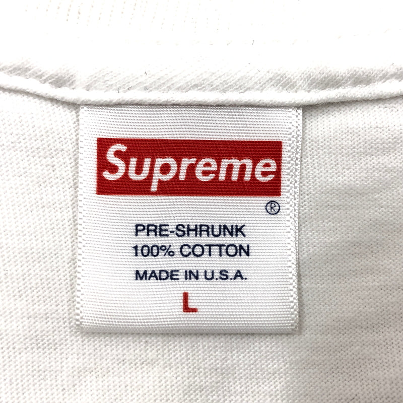 【中古品】【メンズ】 SUPREME シュプリーム 19SS CREEPER TEE クリーパー 半袖Tシャツ トップス 149-261017-hn-03-fur サイズ：L カラー：ホワイト 万代Net店