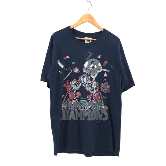 【ジャンク品】【メンズ】 Lee リー 半袖Tシャツ トップス 146-251130-hn-03-fur サイズ：L カラー：ネイビー 万代Net店