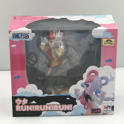 【中古美品】 メガハウス G.E.M.シリーズ ワンピース ウタ RUN!RUN!RUN! フィギュア 未開封 箱ヤケ大 047-260709-ti-07-tagh 万代Net店
