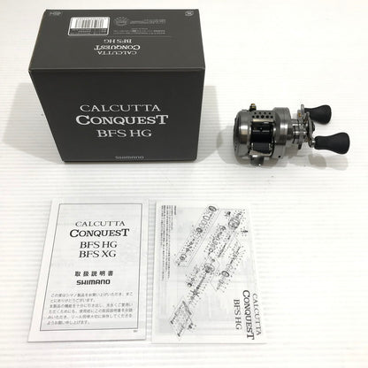 【中古品】SHIMANO シマノ 23 CALCUTTA CONQUEST カルカッタ コンクエスト BFS HG 右ハンドル ベイトリール 釣り 釣り具等 134-251120-yk-01-tag 万代Net店