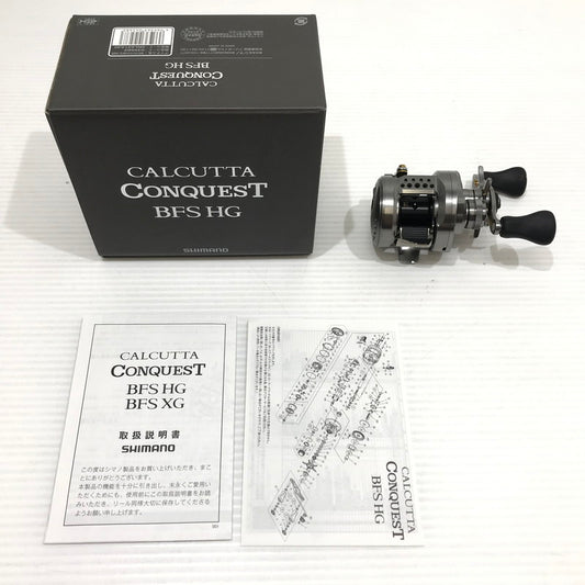 【中古品】SHIMANO シマノ 23 CALCUTTA CONQUEST カルカッタ コンクエスト BFS HG 右ハンドル ベイトリール 釣り 釣り具等 134-251120-yk-01-tag 万代Net店