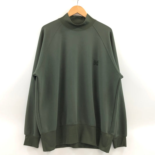 【中古品】【メンズ】 NEEDLES ニードルズ LS Mock NECK TEE - PE/PU JERSEY LQ244 長袖モックネックTシャツ トップス 140-261017-hn-07-fur サイズ：L カラー：グリーン 万代Net店