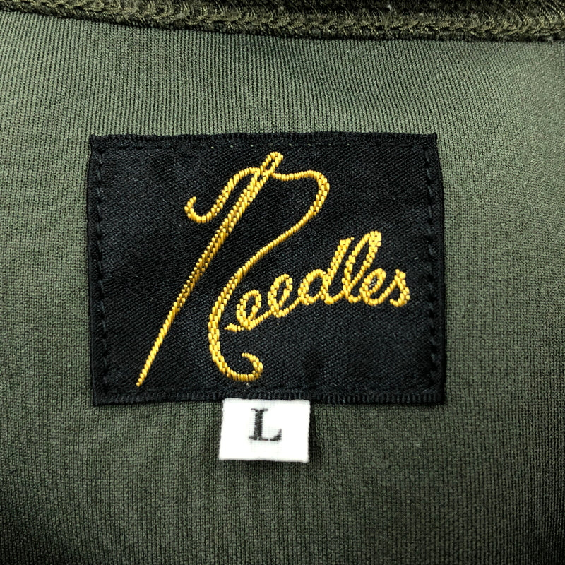 【中古品】【メンズ】 NEEDLES ニードルズ LS Mock NECK TEE - PE/PU JERSEY LQ244 長袖モックネックTシャツ トップス 140-261017-hn-07-fur サイズ：L カラー：グリーン 万代Net店