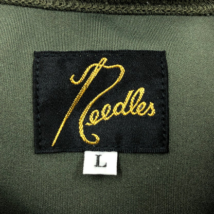 【中古品】【メンズ】 NEEDLES ニードルズ LS Mock NECK TEE - PE/PU JERSEY LQ244 長袖モックネックTシャツ トップス 140-261017-hn-07-fur サイズ：L カラー：グリーン 万代Net店