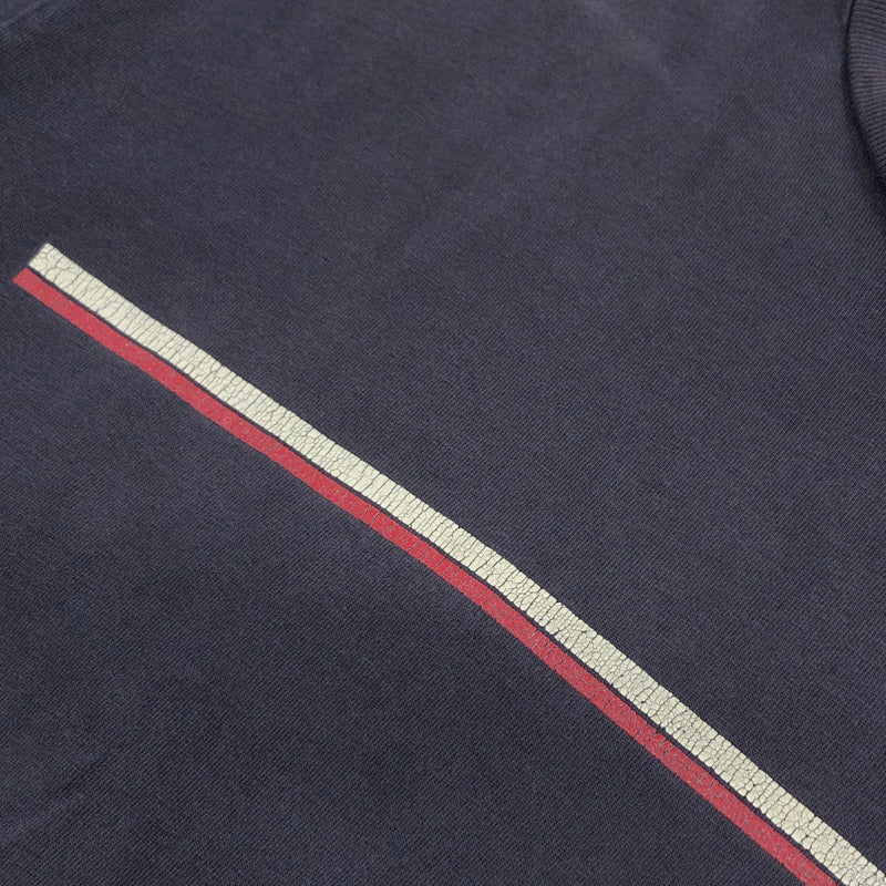 【ジャンク品】【メンズ】 OLD GAP オールドギャップ 00S LINE S/S TEE ライン 半袖Tシャツ トップス 146-260725-hn-09-fur サイズ：XL カラー：ネイビー 万代Net店