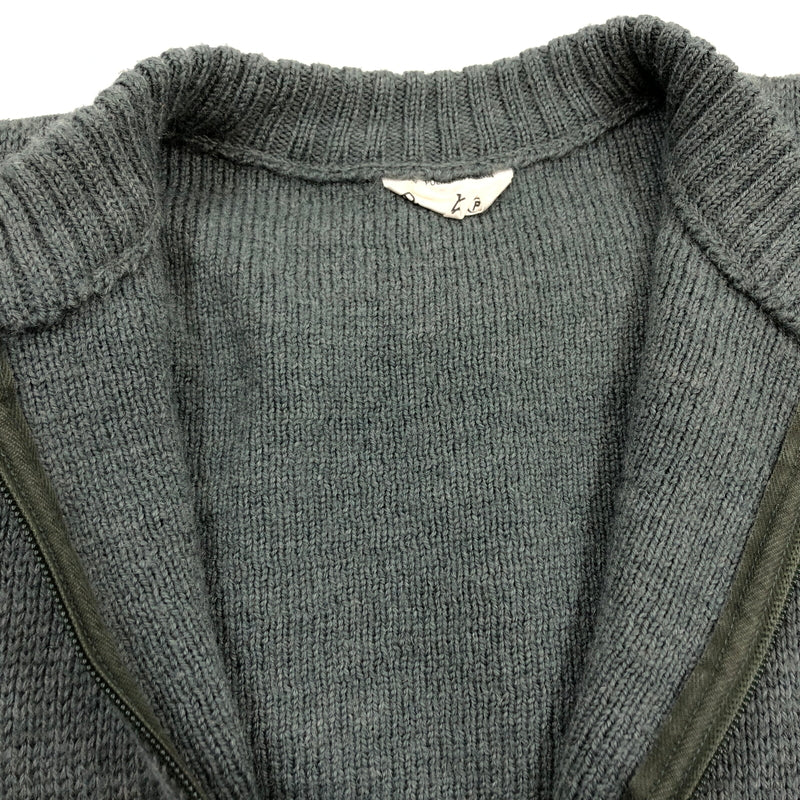 【中古品】【メンズ】 スイス軍 SCHURWOLLE POLYAMIDFASREN BLEND HALF ZIP SWEATER BMI 86/87 シュールウール ポリアミドファーゼン ブレンド ハーフジップ セーター ニット 146-261017-hn-09-fur サイズ：52 カラー：グレー系 万代Net店