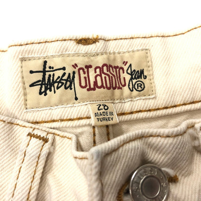 【中古品】【メンズ】 116601 CLASSIC JEAN DENIM ストレート クラシック デニム パンツ 153-240530-tk-2-tei サイズ：28 カラー：ホワイト 万代Net店