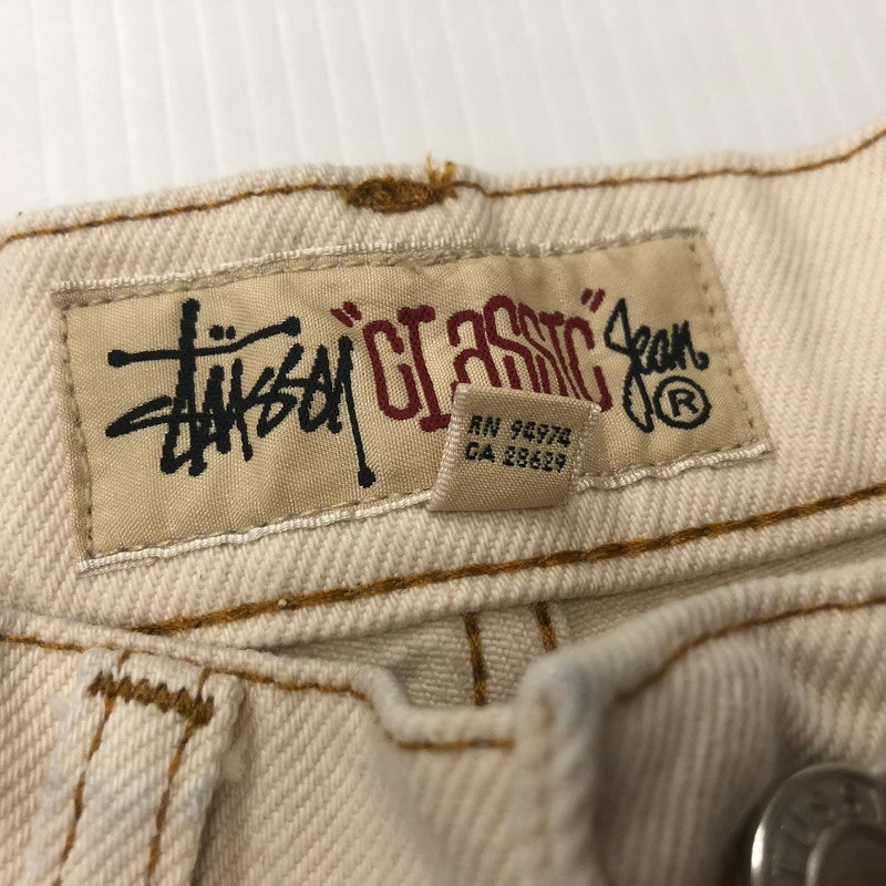 【中古品】【メンズ】 116601 CLASSIC JEAN DENIM ストレート クラシック デニム パンツ 153-240530-tk-2-tei サイズ：28 カラー：ホワイト 万代Net店