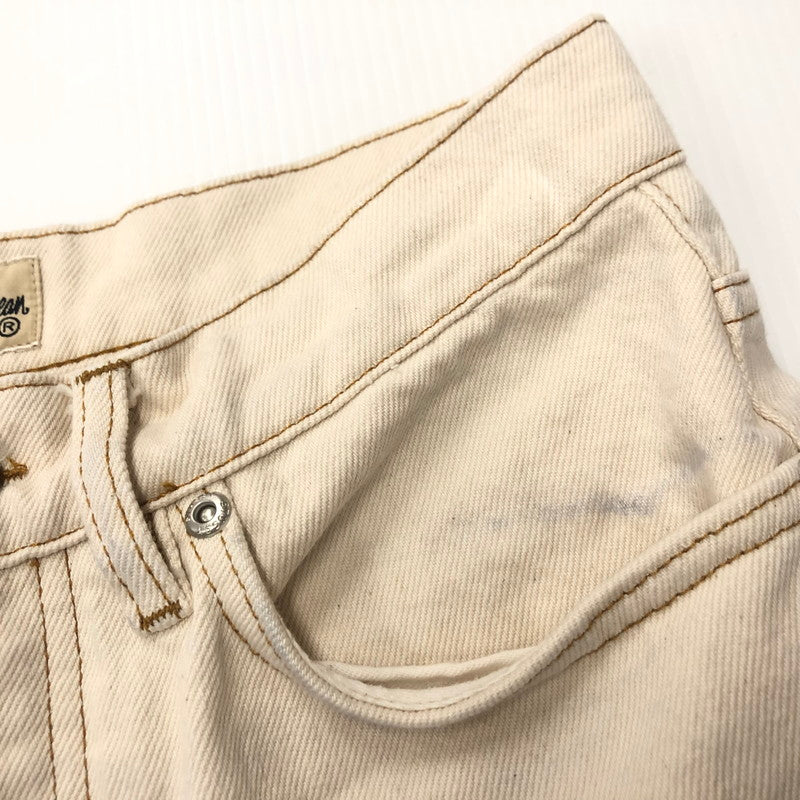 【中古品】【メンズ】 116601 CLASSIC JEAN DENIM ストレート クラシック デニム パンツ 153-240530-tk-2-tei サイズ：28 カラー：ホワイト 万代Net店