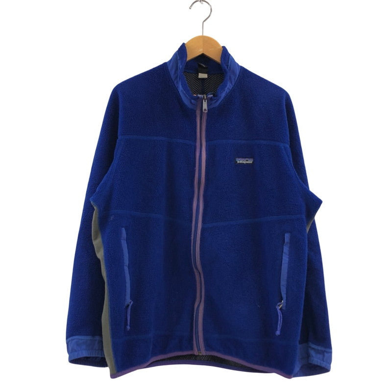 【現状渡し品】【メンズ】 patagonia パタゴニア 90'S PARTIAL ECLIPSE JACKET パーシャルエクリプス ジャケット フリース アウター 144-251130-hn-07-fur サイズ：L カラー：ブルー/グレー系 万代Net店