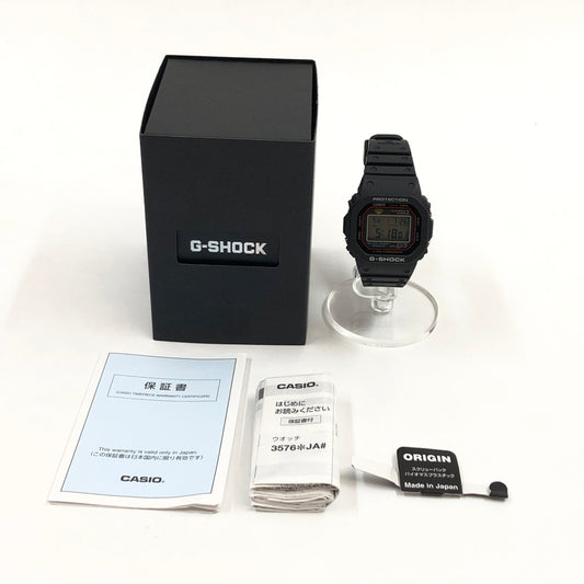 【中古品】【メンズ】 G-SHOCK ジーショック DW-5000R-1AJF 初代G-SHOCK復刻モデル デジタル 腕時計 196-260726-hn-01-fur カラー：ブラック 万代Net店