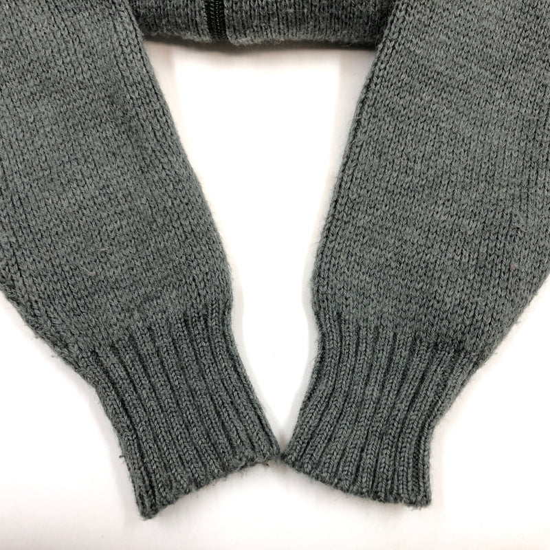 【中古品】【メンズ】 スイス軍 SCHURWOLLE POLYAMIDFASREN BLEND HALF ZIP SWEATER BMI 86/87 シュールウール ポリアミドファーゼン ブレンド ハーフジップ セーター ニット 146-261017-hn-09-fur サイズ：52 カラー：グレー系 万代Net店