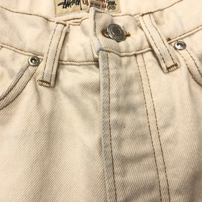 【中古品】【メンズ】 116601 CLASSIC JEAN DENIM ストレート クラシック デニム パンツ 153-240530-tk-2-tei サイズ：28 カラー：ホワイト 万代Net店