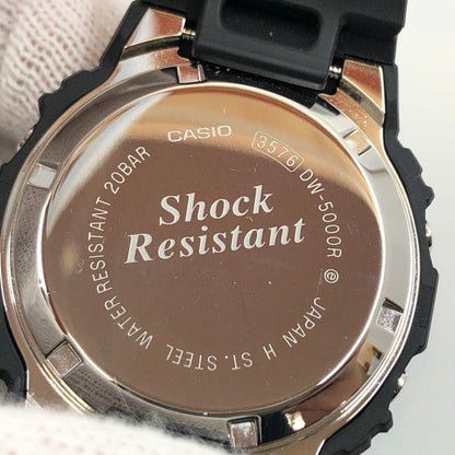 【中古品】【メンズ】 G-SHOCK ジーショック DW-5000R-1AJF 初代G-SHOCK復刻モデル デジタル 腕時計 196-260726-hn-01-fur カラー：ブラック 万代Net店