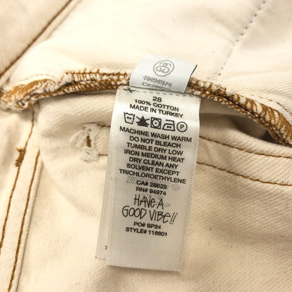 【中古品】【メンズ】 116601 CLASSIC JEAN DENIM ストレート クラシック デニム パンツ 153-240530-tk-2-tei サイズ：28 カラー：ホワイト 万代Net店