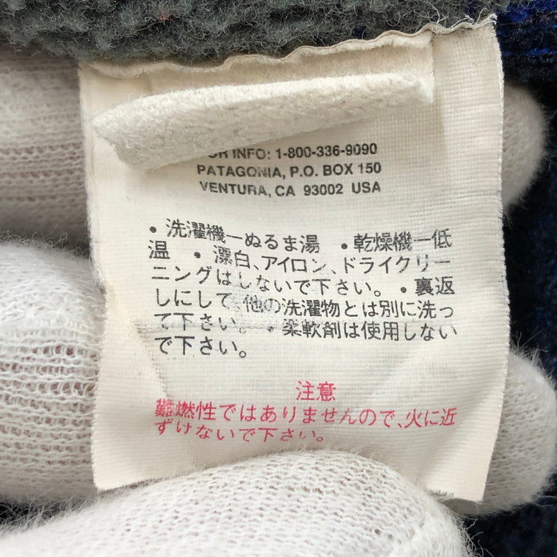 【現状渡し品】【メンズ】 patagonia パタゴニア 90'S PARTIAL ECLIPSE JACKET パーシャルエクリプス ジャケット フリース アウター 144-251130-hn-07-fur サイズ：L カラー：ブルー/グレー系 万代Net店