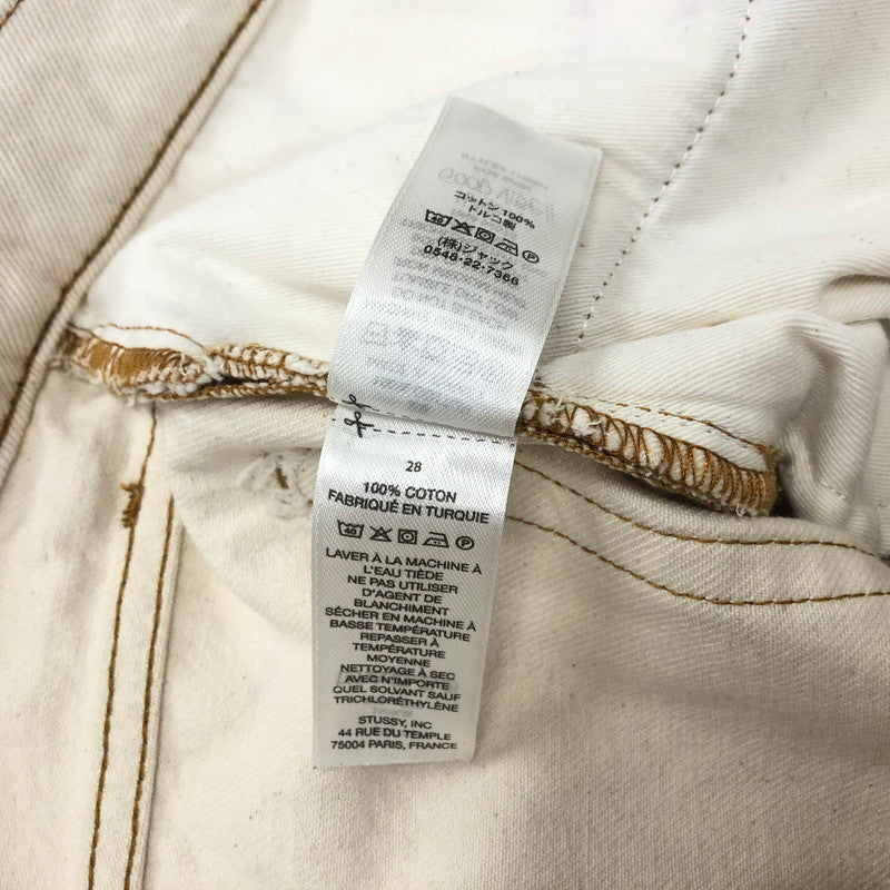 【中古品】【メンズ】 116601 CLASSIC JEAN DENIM ストレート クラシック デニム パンツ 153-240530-tk-2-tei サイズ：28 カラー：ホワイト 万代Net店