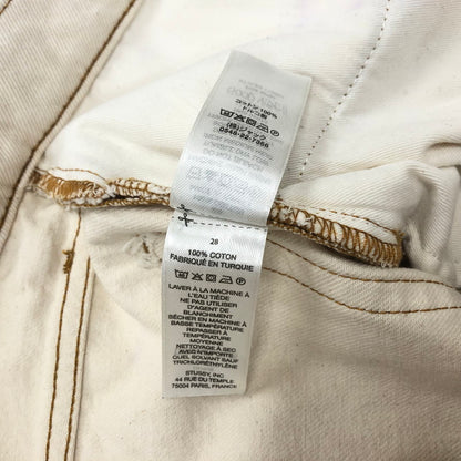 【中古品】【メンズ】 116601 CLASSIC JEAN DENIM ストレート クラシック デニム パンツ 153-240530-tk-2-tei サイズ：28 カラー：ホワイト 万代Net店