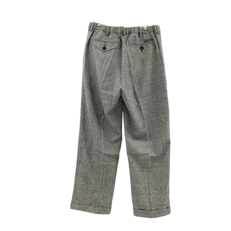 【中古品】【メンズ】 CLUCT クラクト WASCO CHECK PANTS 04654 ワスコ チェックパンツ ワイドパンツ スラックス ボトムス 153-260209-hn-02-fur サイズ：L カラー：グレー系 万代Net店