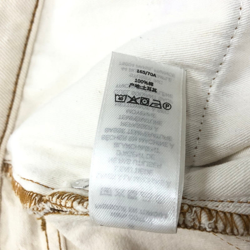 【中古品】【メンズ】 116601 CLASSIC JEAN DENIM ストレート クラシック デニム パンツ 153-240530-tk-2-tei サイズ：28 カラー：ホワイト 万代Net店