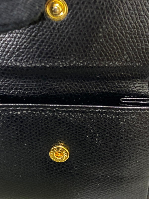 【LIFTる。景品】【中古品】【メンズ】 Christian Dior クリスチャンディオール 二つ折財布 財布 181-250627-jt-01-min カラー：ブラック 万代Net店