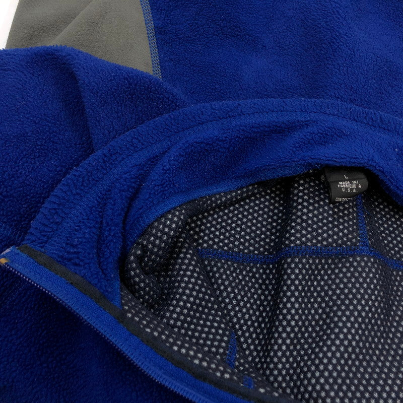 【現状渡し品】【メンズ】 patagonia パタゴニア 90'S PARTIAL ECLIPSE JACKET パーシャルエクリプス ジャケット フリース アウター 144-251130-hn-07-fur サイズ：L カラー：ブルー/グレー系 万代Net店