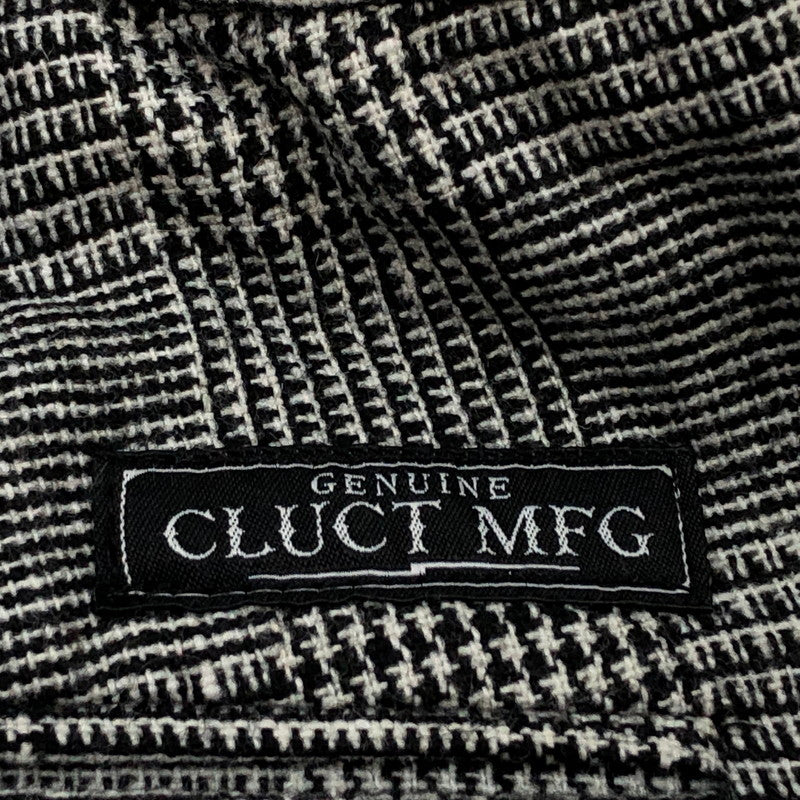 【中古品】【メンズ】 CLUCT クラクト WASCO CHECK PANTS 04654 ワスコ チェックパンツ ワイドパンツ スラックス ボトムス 153-260209-hn-02-fur サイズ：L カラー：グレー系 万代Net店
