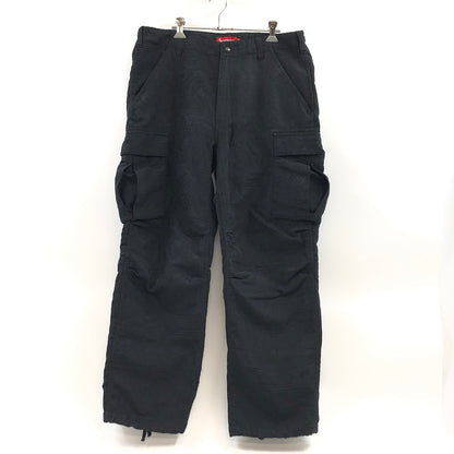 【現状渡し品】【メンズ】 SUPREME シュプリーム 21SS FLORAL TAPESTRY CARGO PANT フローラル タペストリー カーゴパンツ ボトムス 149-261017-hn-11-fur サイズ：34 カラー：ブラック 万代Net店