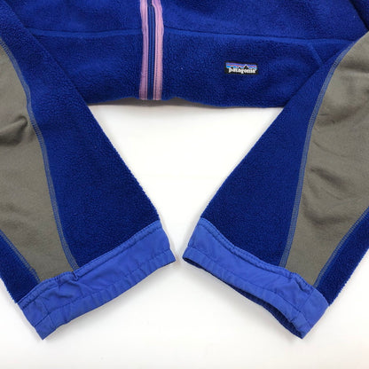 【現状渡し品】【メンズ】 patagonia パタゴニア 90'S PARTIAL ECLIPSE JACKET パーシャルエクリプス ジャケット フリース アウター 144-251130-hn-07-fur サイズ：L カラー：ブルー/グレー系 万代Net店