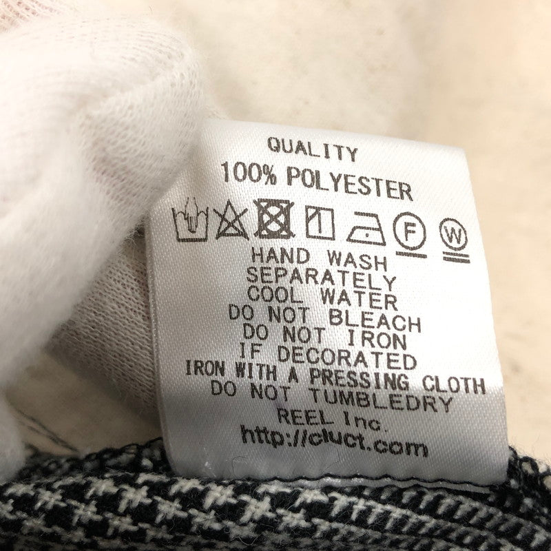【中古品】【メンズ】 CLUCT クラクト WASCO CHECK PANTS 04654 ワスコ チェックパンツ ワイドパンツ スラックス ボトムス 153-260209-hn-02-fur サイズ：L カラー：グレー系 万代Net店