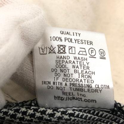 【中古品】【メンズ】 CLUCT クラクト WASCO CHECK PANTS 04654 ワスコ チェックパンツ ワイドパンツ スラックス ボトムス 153-260209-hn-02-fur サイズ：L カラー：グレー系 万代Net店