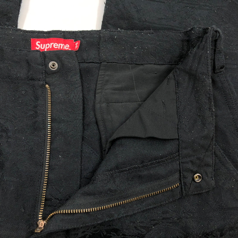 【現状渡し品】【メンズ】 SUPREME シュプリーム 21SS FLORAL TAPESTRY CARGO PANT フローラル タペストリー カーゴパンツ ボトムス 149-261017-hn-11-fur サイズ：34 カラー：ブラック 万代Net店