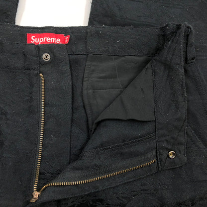 【現状渡し品】【メンズ】 SUPREME シュプリーム 21SS FLORAL TAPESTRY CARGO PANT フローラル タペストリー カーゴパンツ ボトムス 149-261017-hn-11-fur サイズ：34 カラー：ブラック 万代Net店