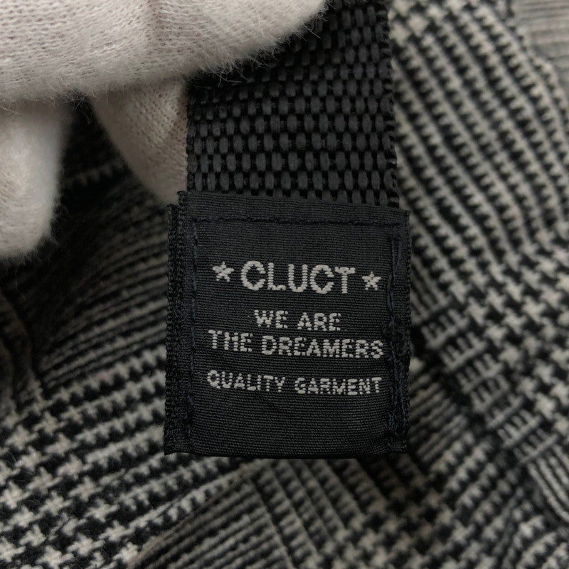 【中古品】【メンズ】 CLUCT クラクト WASCO CHECK PANTS 04654 ワスコ チェックパンツ ワイドパンツ スラックス ボトムス 153-260209-hn-02-fur サイズ：L カラー：グレー系 万代Net店