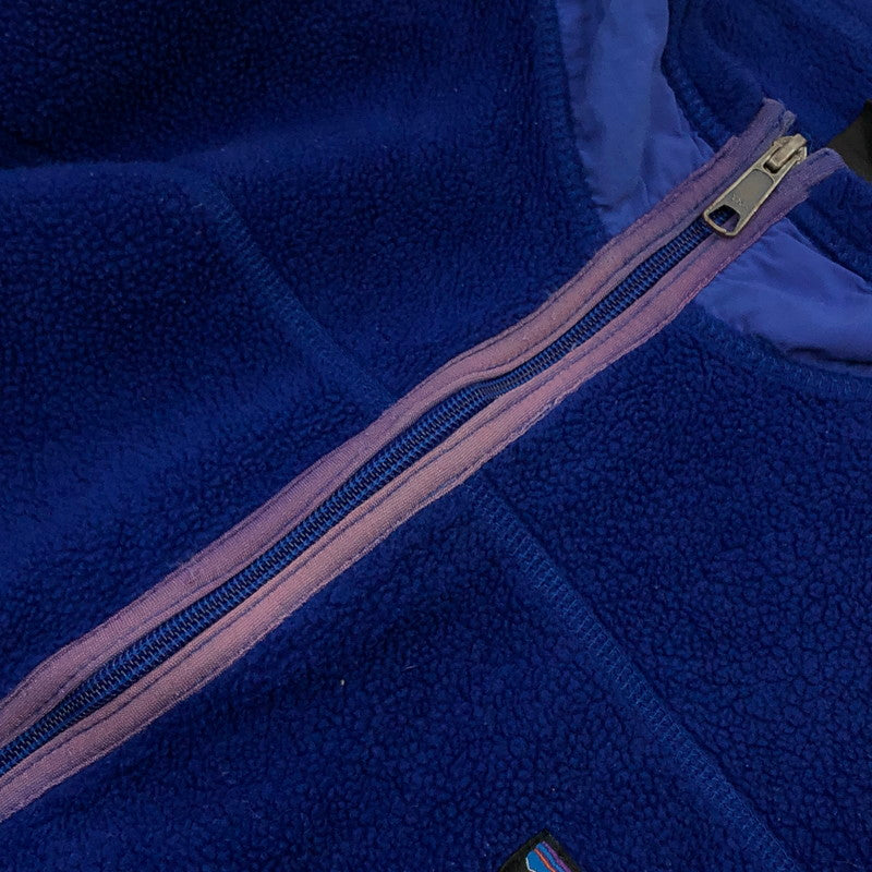 【現状渡し品】【メンズ】 patagonia パタゴニア 90'S PARTIAL ECLIPSE JACKET パーシャルエクリプス ジャケット フリース アウター 144-251130-hn-07-fur サイズ：L カラー：ブルー/グレー系 万代Net店