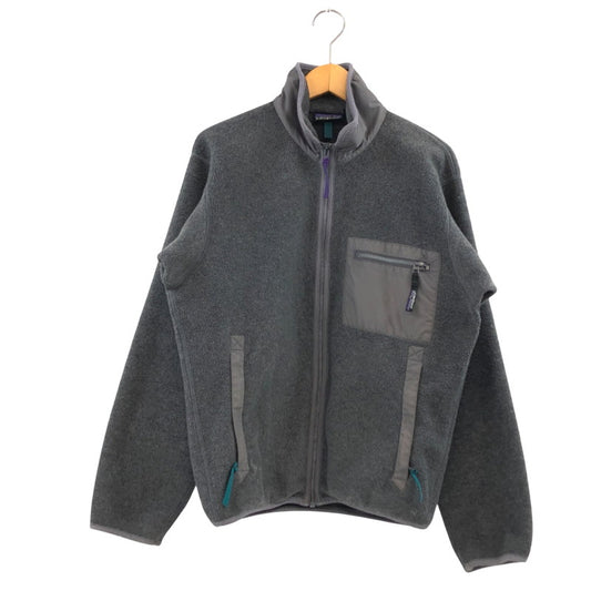 【現状渡し品】【メンズ】 patagonia パタゴニア 90S SYNCHILLA FLEECE ZIP JACKET シンチラフリース ジップ ジャケット アウター 144-251130-hn-08-fur サイズ：S カラー：グレー 万代Net店