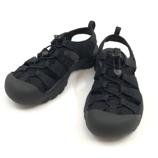 【中古品】【メンズ】 KEEN キーン NEWPORT H２ SANDALS "TRIPLE BLACK" 1022258 ニューポート H2 トリプルブラック サンダル シューズ靴 164-260726-hn-03-fur サイズ：26.5cm US8.5 カラー：ブラック 万代Net店