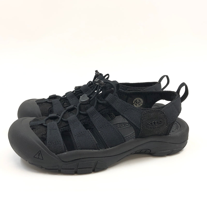 【中古品】【メンズ】 KEEN キーン NEWPORT H２ SANDALS "TRIPLE BLACK" 1022258 ニューポート H2 トリプルブラック サンダル シューズ靴 164-260726-hn-03-fur サイズ：26.5cm US8.5 カラー：ブラック 万代Net店