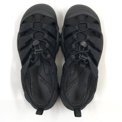 【中古品】【メンズ】 KEEN キーン NEWPORT H２ SANDALS "TRIPLE BLACK" 1022258 ニューポート H2 トリプルブラック サンダル シューズ靴 164-260726-hn-03-fur サイズ：26.5cm US8.5 カラー：ブラック 万代Net店