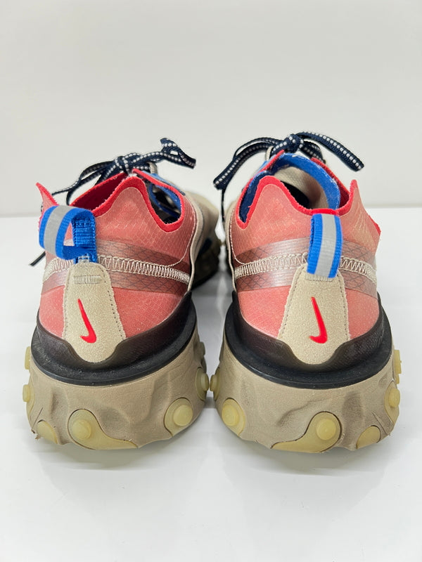 【中古品】【メンズ】 NIKE ナイキ × UNDERCOVER アンダーカバー 別注 コラボ REACT ELEMENT 87 BQ2718-200 リアクトエレメント87 スニーカー 靴 160-260824-YS-03-hon サイズ：29 カラー："UNDERCOVER" LT BEIGE CHALK/SIGNAL BLUE 万代Net店
