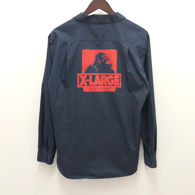 【中古品】【メンズ】 XLARGE エクストララージ X-LARGE ロゴ 背面プリント ポケット シャツ 142-240928-SU-2-tom 万代Net店