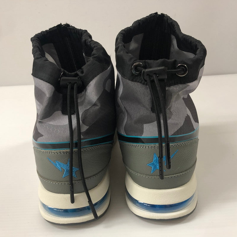 【中古品】【メンズ】 A BATHING APE アベイシングエイプ A BATHING APE HONEYCOMB CAMO ZIP ROAD STA  スニーカー 靴 162-240916-rk-18-tei サイズ：28cm カラー：グレー 万代Net店